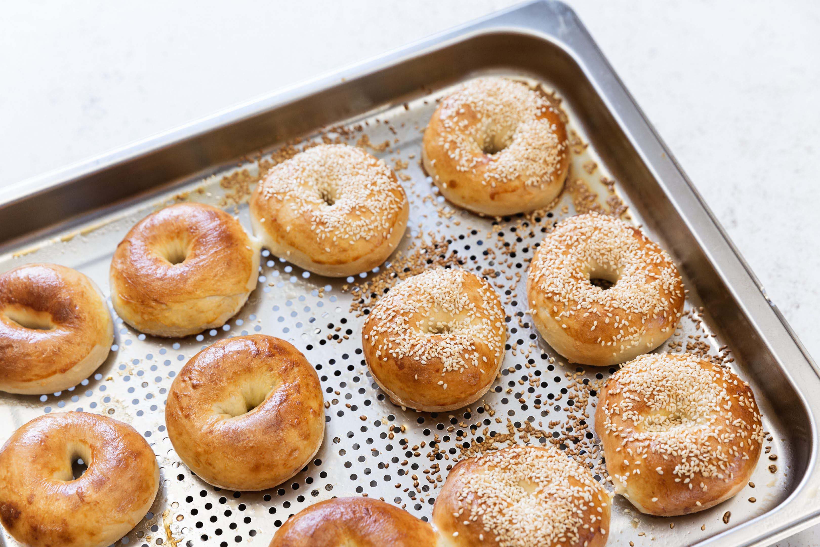 Recipe Steam Cooked Bagels Bagel Steamer UnserHaus Kitchen Appliances