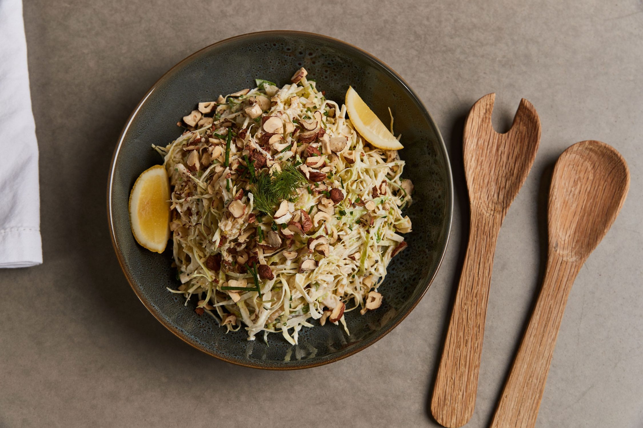 fennel with nuts and lemon recipe
